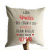 Almohadon lino los abuelos que crían a sus nietos